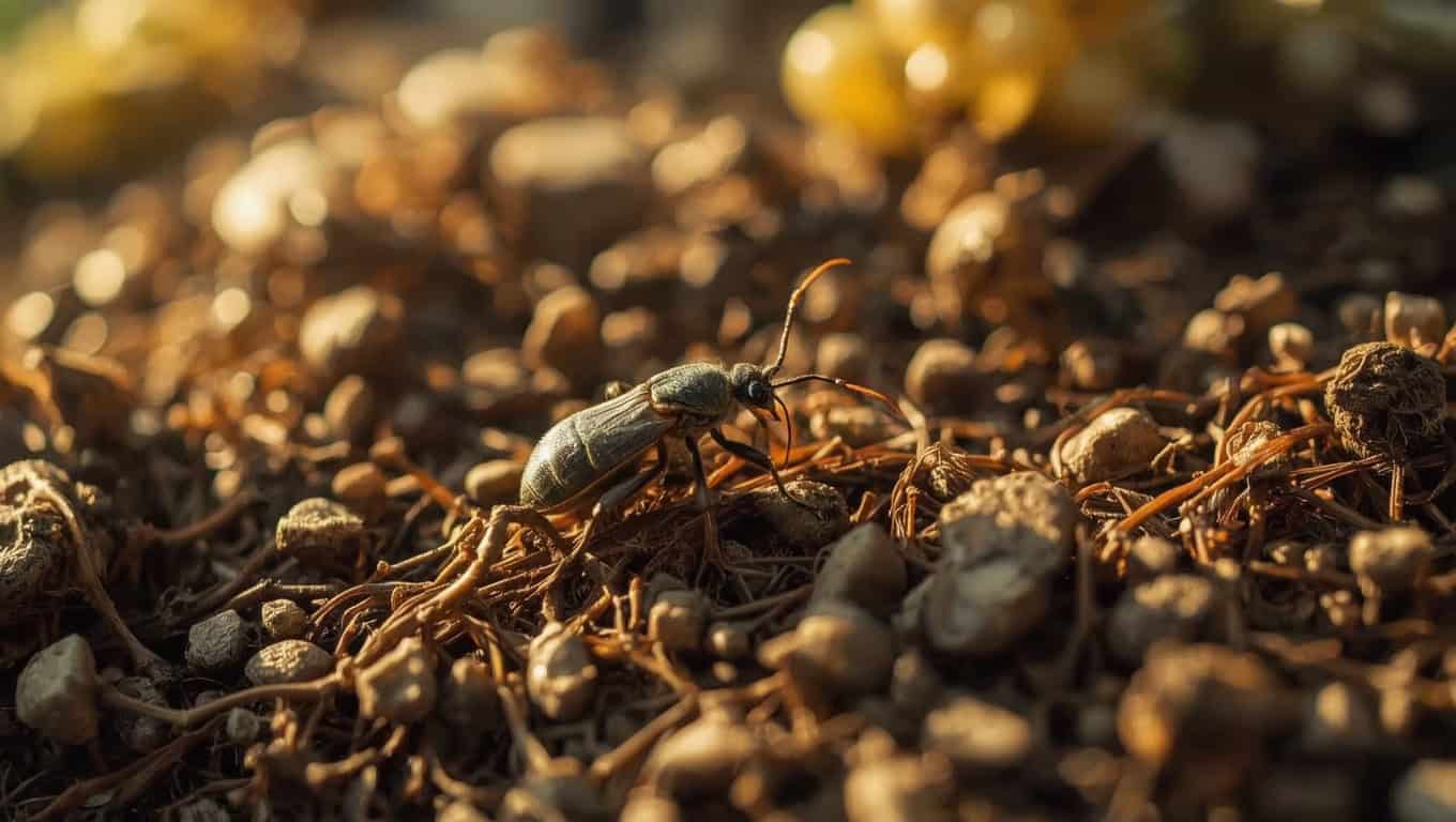 Ilustración científica de la filoxera, el pulgón que casi destruyó los viñedos del mundo