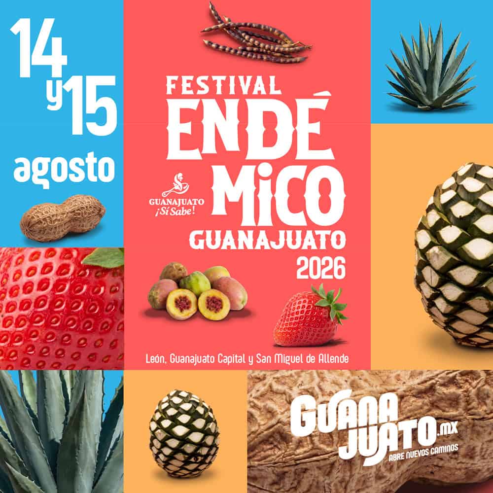 Festival Endemico Guanajuato 2026 Ingredientes REDES POST 1