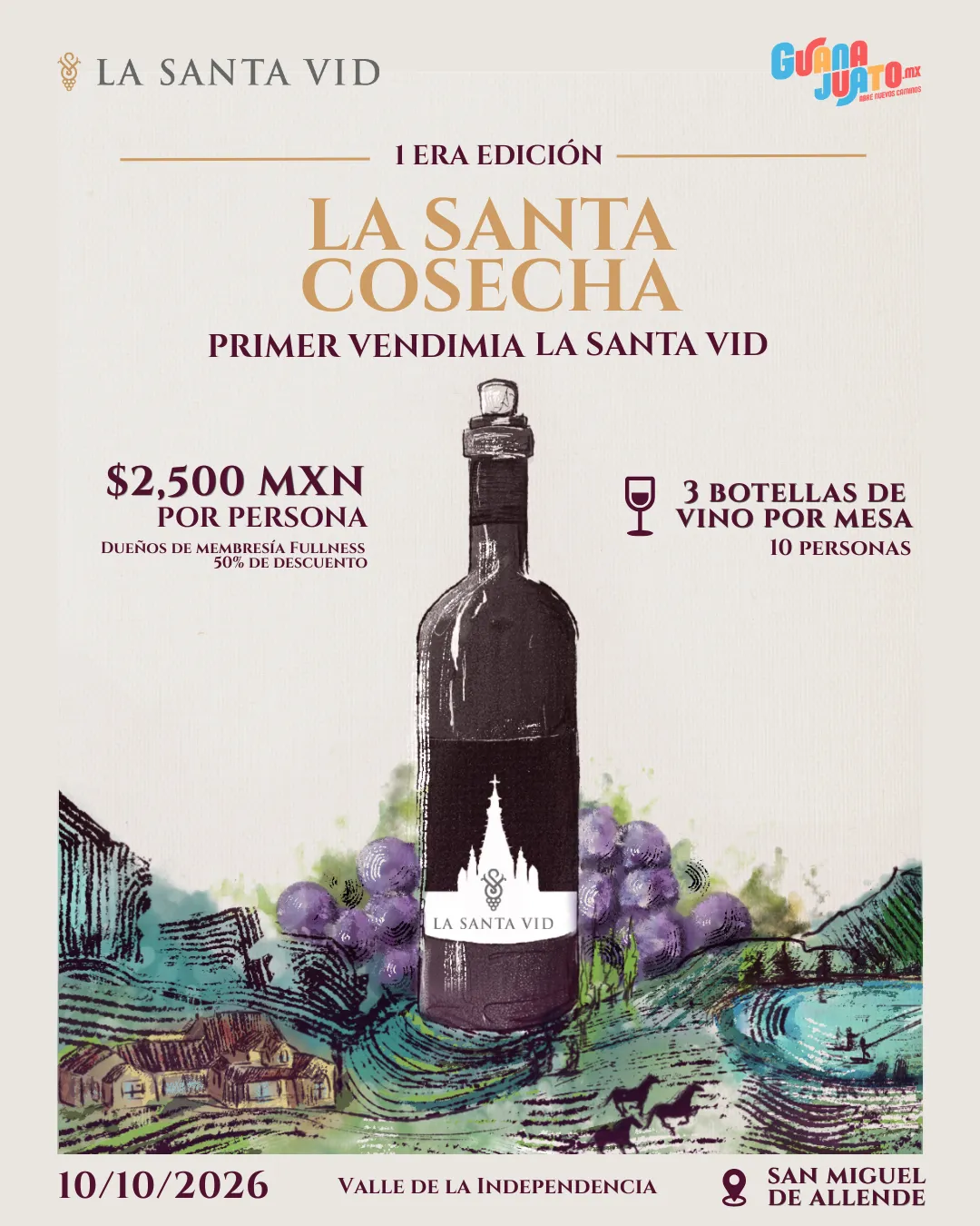 La santa vid vendimia 2026