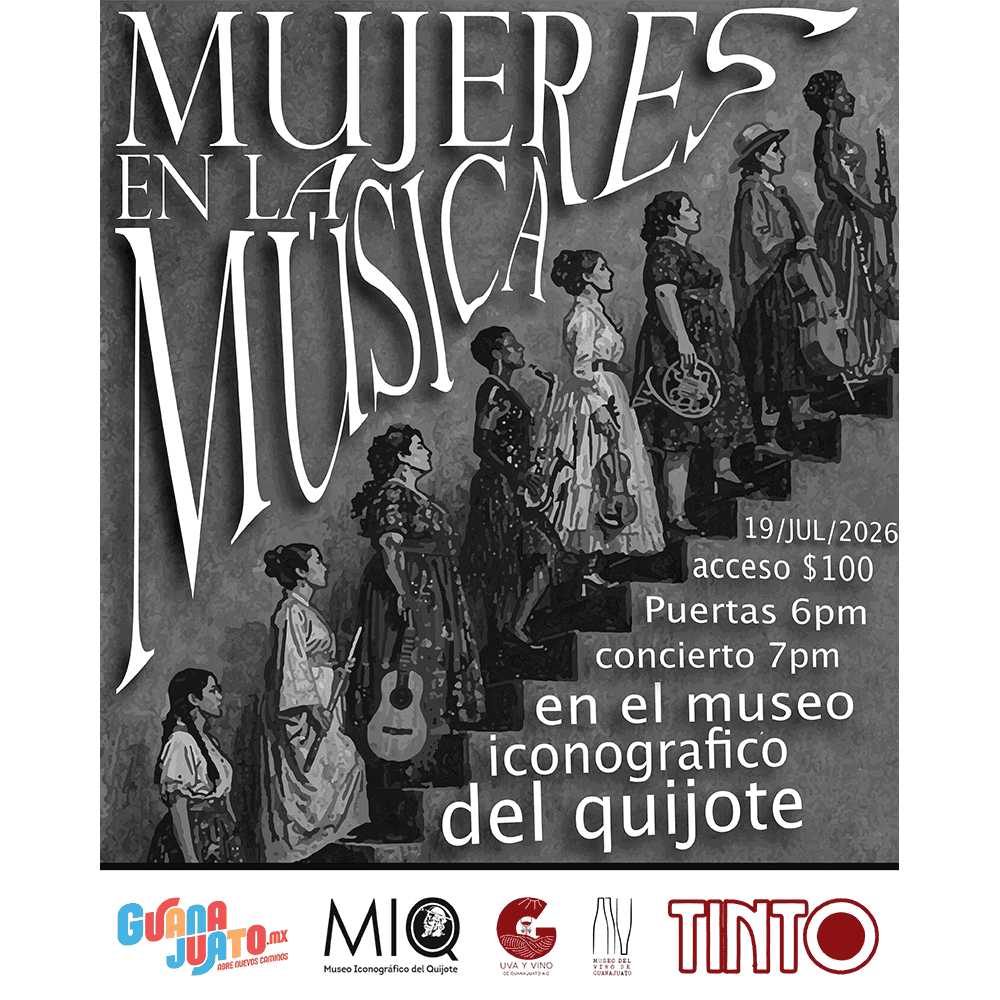 TINTO APARTAMENTO EVENTOS CONCIERTO Y MUJERES EN LA MUSICA 2026 GUANAJUATO POSTER MUJERES MUSICA 2 2
